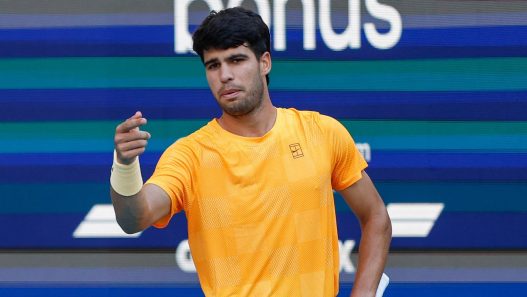 Carlos Alcaraz s'est incliné au troisième tour du Masters 1000 de Miami (Matthew Stockman/Getty Images)