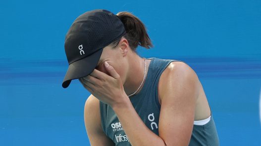 Iga Swiatek à Miami en 2026. (Bello/Getty Images)