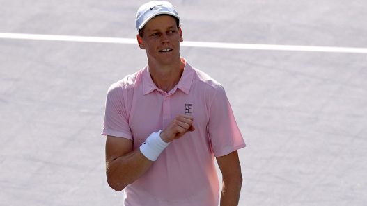 Jannik Sinner a dominé Corentin Moutet ce lundi à Miami. (Getty Images)