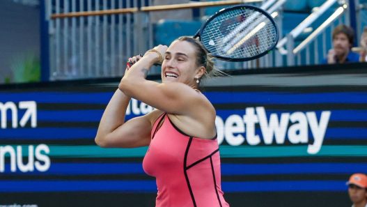 Aryna Sabalenka s'est qualifiée en demi-finale du WTA 1000 de Miami. (Getty Images)