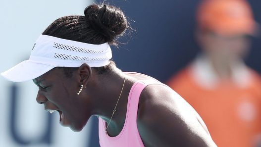 Victoria Mboko a battu Mirra Andreeva ce lundi. (Getty Images)