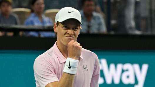 Jannik Sinner à Miami en 2026. (Michele Eve Sandberg/Icon Sportswire via Getty Images)