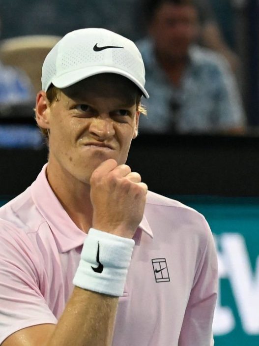 Jannik Sinner à Miami en 2026. (Michele Eve Sandberg/Icon Sportswire via Getty Images)