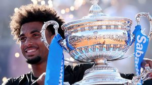 Arthur Fils s'est imposé en finale du tournoi ATP 500 de Barcelone (Getty Images)