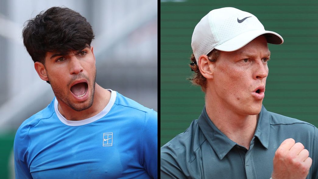 Carlos Alcaraz et Jannik Sinner vont s'affronter en finale du Masters 1000 de Monte-Carlo 2026 (Getty Images)