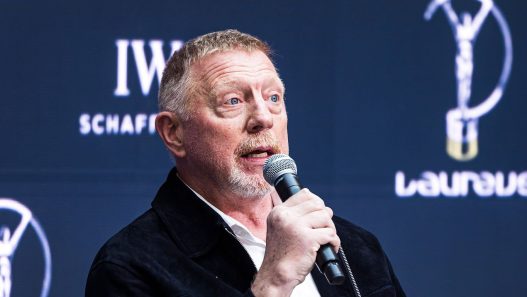 Boris Becker estime qu'Arthur Fils peut viser un titre du Grand Chelem à l'avenir (David Benito/WireImage)
