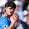 Carlos Alcaraz affrontera Jannik Sinner en finale du Masters 1000 de Monte-Carlo (Neal Simpson/Sportsphoto/Allstar via Getty Images)