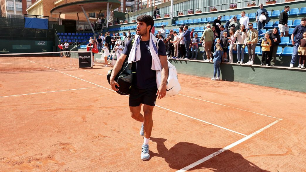 Carlos Alcaraz s'est préparé pour son entrée en lice au Masters 1000 de Monte-Carlo en s'entraînant avec Stan Wawrinka ou encore Benjamin Bonzi - (Image d'illustration - Clive Brunskill/Getty Images)