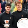 Carlos Alcaraz et Jannik Sinner à Rome en 2025. (Tullio Puglia/Getty Images)
