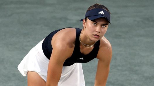 Iva Jovic, ici à Charleston en 2026, a précipité l'élimination des USA. (Matthew Stockman/Getty Images)
