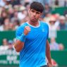 Carlos Alcaraz s'est qualifié pour les quarts de finale au Masters 1000 de Monte-Carlo (Mateo Villalba/Getty Images)