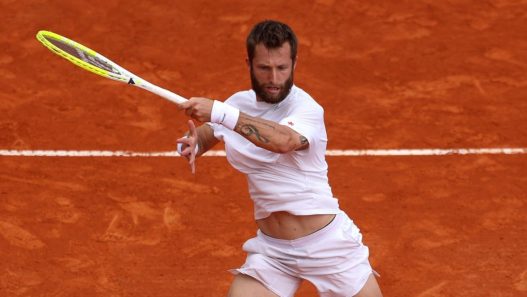 Corentin Moutet à Monte-Carlo en 2026. (Julian Finney/Getty Images)