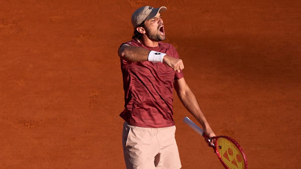 Valentin Vacherot a battu Lorenzo Musetti à Monte-Carlo. (Getty Images)