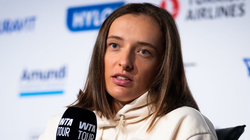 Iga Swiatek à Stuttgart en 2026. (Robert Prange/Getty Images)