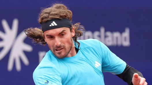 Stefanos Tsitsipas à Munich en 2026. (Alexander Hassenstein/Getty Images for BMW)