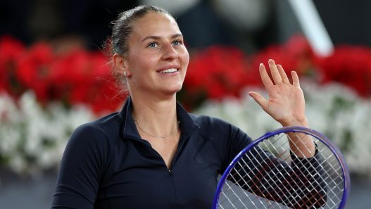 Marta Kostyuk s'est qualifiée pour les demi-finales à Madrid. (Getty Images)