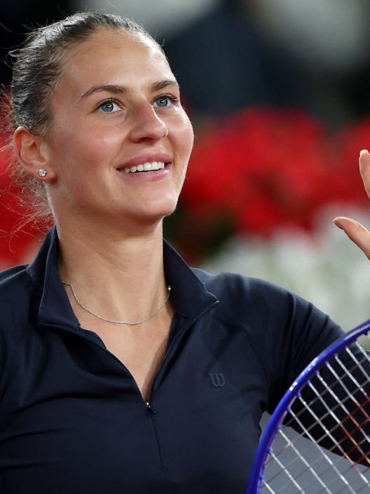 Marta Kostyuk s'est qualifiée pour les demi-finales à Madrid. (Getty Images)