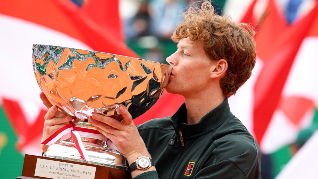 Jannik Sinner s'est imposé en finale du Masters 1000 de Monte-Carlo (Getty Images)