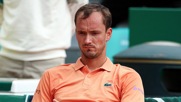 Daniil Medvedev a sombré contre Matteo Berrettini au deuxième tour du Masters 1000 de Monte-Carlo (Getty Images)