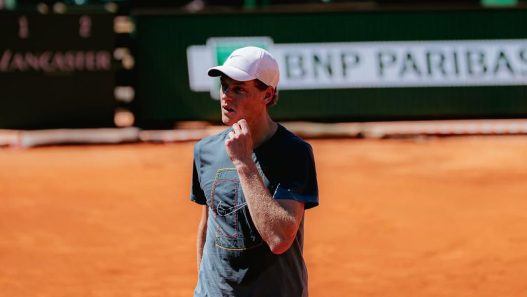 Jannik Sinner a notamment préparé son entrée en lice à Monaco lors d'un double avec Zizou Bergs - (Image d'illustration - Rolex Monte-Carlo Masters)