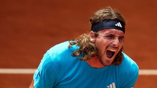 Stefanos Tsitsipas s'est emporté en direction de son père au Masters 1000 de Madrid 2026 (Alvaro Medranda/Quality Sport Images/Getty Images)
