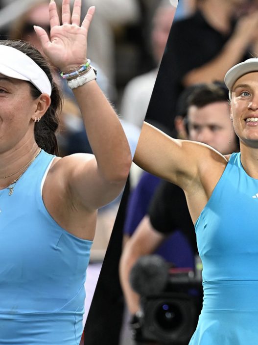 Jessica Pegula et Yuliia Starodubtseva vont s'affronter en finale du WTA 500 de Charleston. (Getty Images)