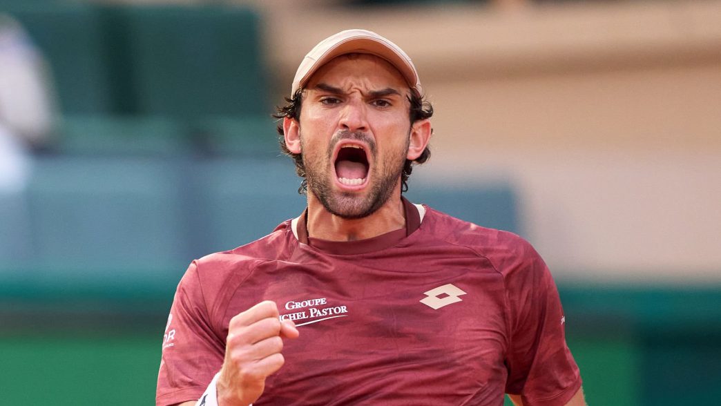 Valentin Vacherot s'est qualifié pour le prochain tour au Masters 1000 de Monte-Carlo (Mateo Villalba/Getty Images)