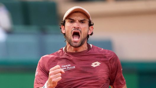 Valentin Vacherot s'est qualifié pour le prochain tour au Masters 1000 de Monte-Carlo (Mateo Villalba/Getty Images)