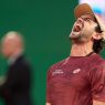 Valentin Vacherot s'est qualifié pour les quarts de finale au Masters 1000 de Monte-Carlo (Mateo Villalba/Getty Images)