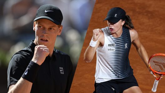Jannik Sinner et Iga Swiatek ont signé les résulats les plus cinglants du lundi 11 mai 2026 à Rome (Getty Images)