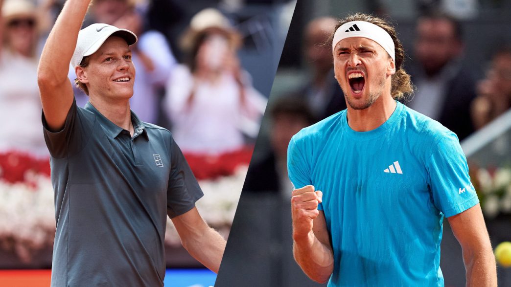 Jannik Sinner et Alexander Zverev vont s'affronter pour le titre au Masters 1000 de Madrid 2026 (Getty Images)
