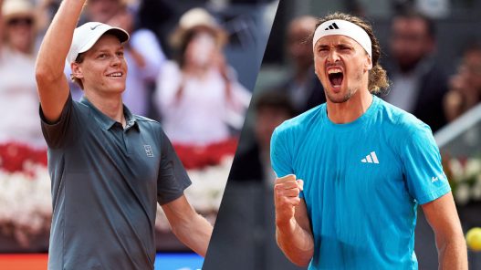 Jannik Sinner et Alexander Zverev vont s'affronter pour le titre au Masters 1000 de Madrid 2026 (Getty Images)