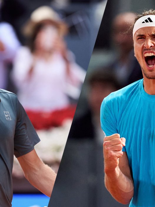 Jannik Sinner et Alexander Zverev vont s'affronter pour le titre au Masters 1000 de Madrid 2026 (Getty Images)