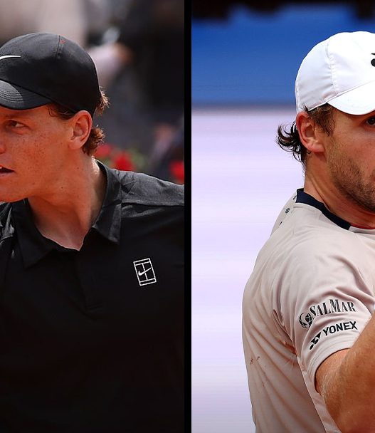 Jannik Sinner et Casper Ruud en finale du Masters 1000 de Rome 2026 (Getty Images)