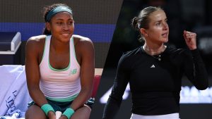 Coco Gauff et Elina Svitolina vont s'affronter en finale du WTA 1000 de Rome (Getty Images)