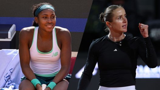 Coco Gauff et Elina Svitolina vont s'affronter en finale du WTA 1000 de Rome (Getty Images)