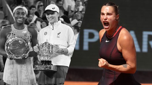 Aryna Sabalenka est toujours en lice, contrairement à Coco Gauff et Iga Swiatek, déjà éliminées. (Getty Images)