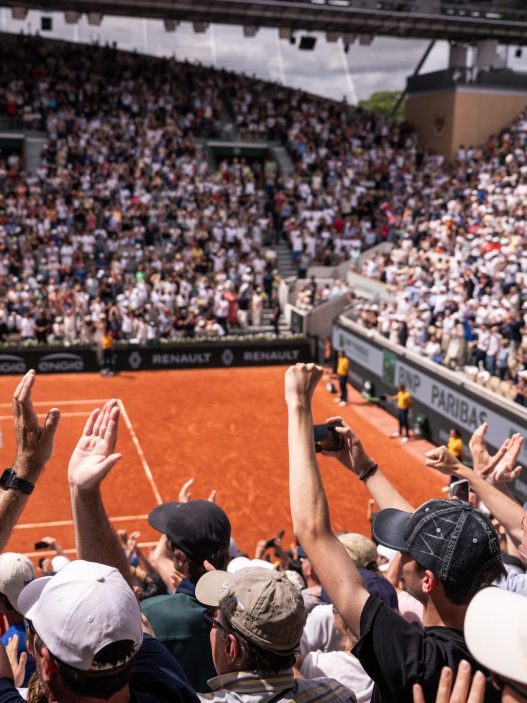 Public, Roland-Garros 2025, Simple Messieurs, 2eme Tour, Photo : Amelie Laurin / FFT