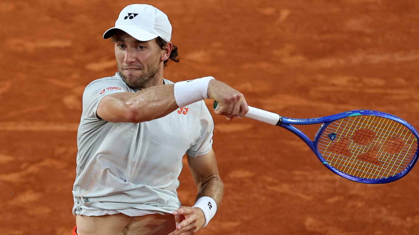 Casper Ruud, n°16 mondial, qualifié en huitièmes de finale à Roland-Garros 2026.