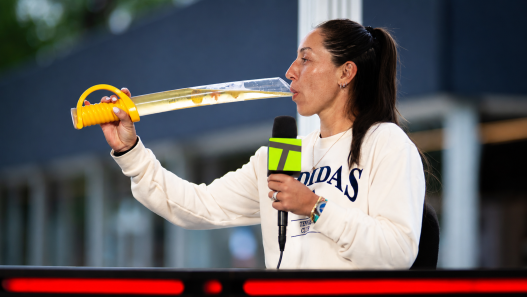 Jessica Pegula a enchaîné trois 6-0 consécutif. (Getty Images)