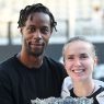 Gaël Monfils et Elina Svitolina à Auckland (Getty Images)