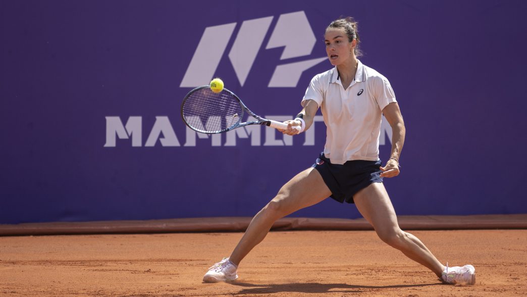 Loïs Boisson au WTA 500 de Strasbourg (Michel Grasso)