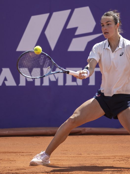 Loïs Boisson au WTA 500 de Strasbourg (Michel Grasso)
