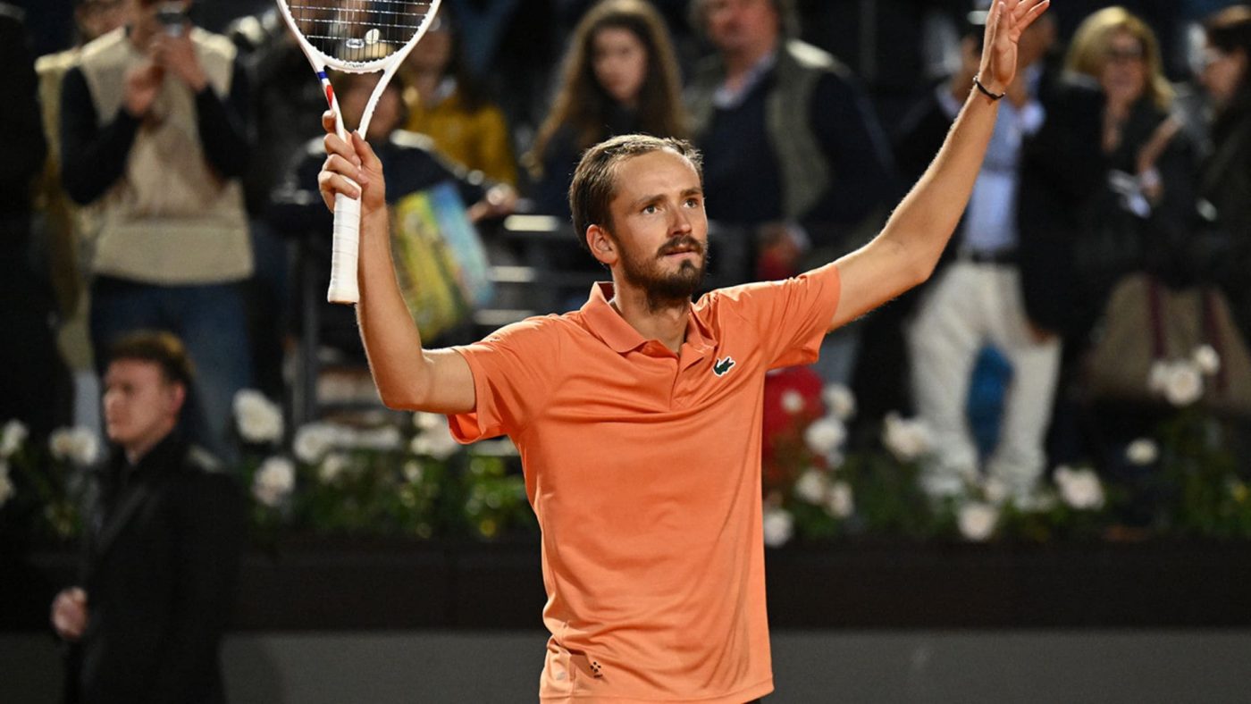 Masters 1000 Rome : Medvedev se sort du piège Landaluce et rejoint Sinner en demi-finales