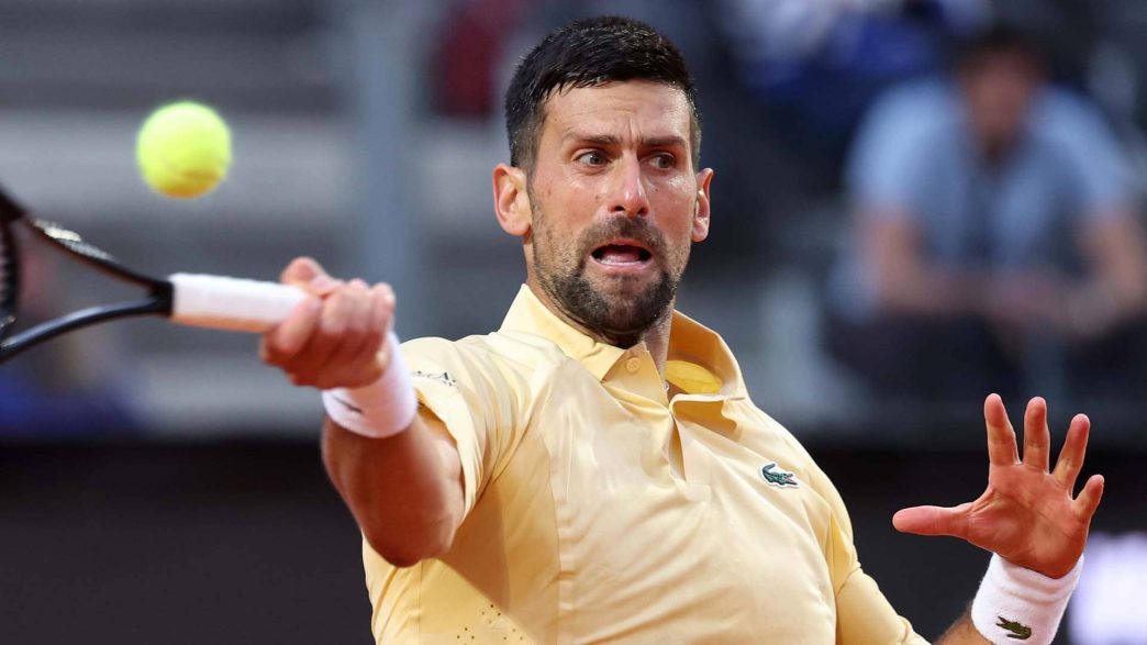 Novak Djokovic a éliminé Giovanni Mpetshi Perricard au premier tour de Roland-Garros