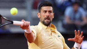 Novak Djokovic a éliminé Giovanni Mpetshi Perricard au premier tour de Roland-Garros