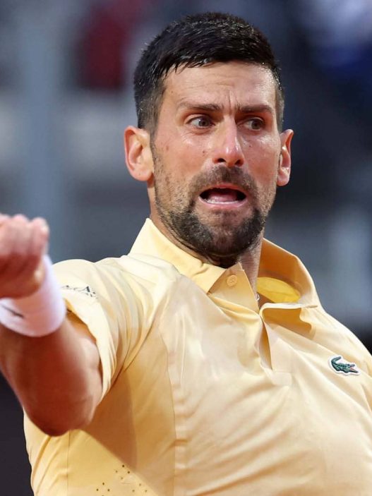 Novak Djokovic a éliminé Giovanni Mpetshi Perricard au premier tour de Roland-Garros