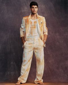 Carlos Alcaraz pour Vanity Fair