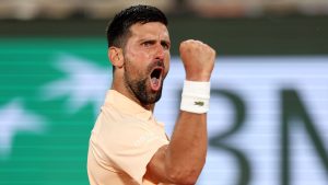 Novak Djokovic s'est imposé pour son premier tour ce dimanche 24 mai à Roland-Garros (Clive Brunskill/Getty Images)