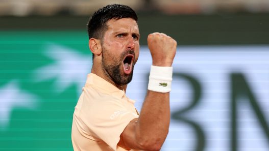 Novak Djokovic s'est imposé pour son premier tour ce dimanche 24 mai à Roland-Garros (Clive Brunskill/Getty Images)